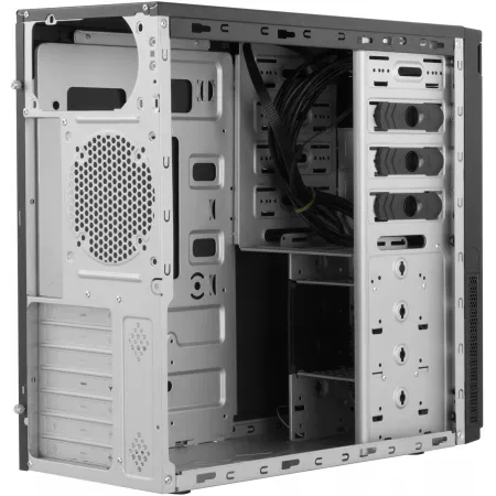 Корпус Chieftec Elox черный без БП ATX 2x80mm 2x120mm 2xUSB2.0 2xUSB3.0 audio bott PSU