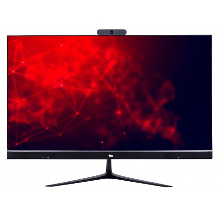 Моноблок IRU Office P2320P 23.8" Full HD Ath Si Pro 3125GE (3.4) 8Gb SSD240Gb RGr CR FreeDOS GbitEth WiFi BT 120W Cam черный 1920x1080