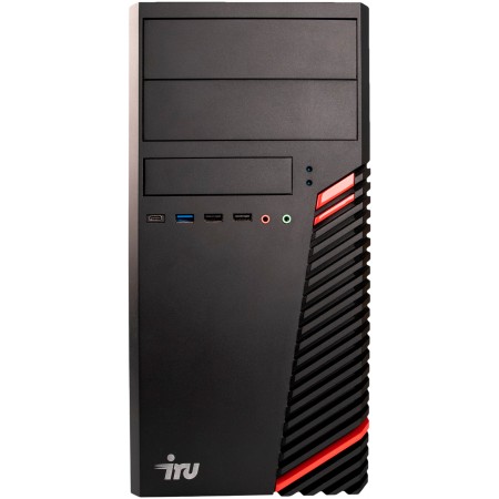 ПК IRU Опал 512 MT PG G6405 (4.1) 8Gb SSD256Gb UHDG 610 Free DOS GbitEth 500W kb мышь клавиатура черный (RUS) (1854966)