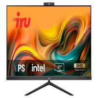 Моноблок IRU Office 27IH5P2K 27" QHD i5 11400 (2.6) 8Gb SSD256Gb UHDG 730 CR Free DOS GbitEth WiFi BT 120W Cam черный 2560x1440