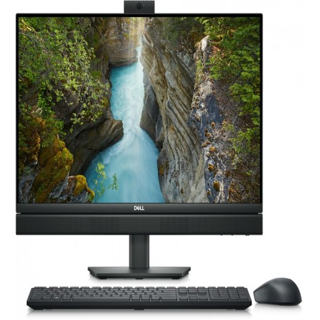 Моноблок Dell Optiplex 7410 23.8" Full HD i5 13500T (1.2) 16Gb SSD256Gb UHDG 770 CR Windows 11 Pro GbitEth WiFi BT 130W клавиатура мышь Cam черный 1920x1080