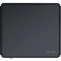 Неттоп Digma Mini Office Cel N4020 (1.1) 4Gb SSD128Gb UHDG 600 CR Windows 11 Professional GbitEth WiFi BT 36W черный (DPCN-4BXW01)