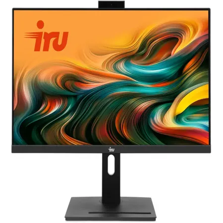 Моноблок IRU 23AM 23.8" Full HD Ryzen 5 5500U (2.1) 8Gb SSD256Gb RGr CR без ОС GbitEth WiFi BT 90W Cam черный 1920x1080