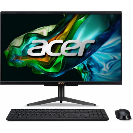 Моноблок Acer Aspire C24-1610 23.8" Full HD N200 (1) 8Gb SSD256Gb UHDG CR Eshell WiFi BT 65W клавиатура мышь Cam черный 1920x1080