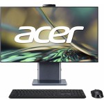 Моноблок Acer Aspire S27-1755 27" WQHD i5 1240P (1.7) 8Gb SSD512Gb Iris Xe CR Eshell GbitEth WiFi BT 135W клавиатура мышь Cam серый 2560x1440