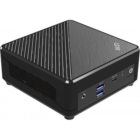 Неттоп MSI Cubi N ADL-017BRU N100 (0.8) UHDG noOS GbitEth WiFi BT 65W черный (936-B0A911-041)