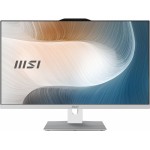 Моноблок MSI Modern AM272P 12M-481RU 27" Full HD i5 1235U (1.3) 16Gb SSD512Gb Iris Xe Windows 11 Professional GbitEth WiFi BT 120W клавиатура мышь Cam белый 1920x1080