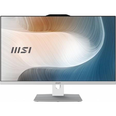 Моноблок MSI Modern AM272P 12M-481RU 27" Full HD i5 1235U (1.3) 16Gb SSD512Gb Iris Xe Windows 11 Professional GbitEth WiFi BT 120W клавиатура мышь Cam белый 1920x1080