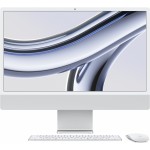 Моноблок Apple iMac A2874 24" 4.5K M3 8 core (4) 8Gb SSD256Gb 8 core GPU macOS WiFi BT 143W клавиатура мышь Cam серебристый 4480x2520