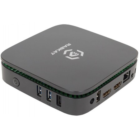 Неттоп Raskat Start 107 N100 (0.8) 16Gb SSD256Gb UHDG без ОС GbitEth WiFi BT черный (RUS) (START107148869)