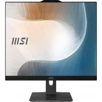 Моноблок MSI Modern AM242P 1M-1030XRU 23.8" Full HD Core 5 120U (1.4) 16Gb 1Tb 7.2k SSD256Gb Graphics noOS GbitEth WiFi BT 120W клавиатура мышь Cam черный 1920x1080