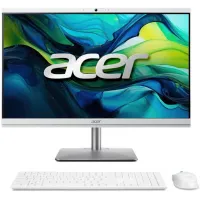 Моноблок Acer Aspire C24-195ES 23.8" Full HD Core Ultra 7 155U (1.7) 16Gb SSD512Gb Graphics CR Eshell GbitEth WiFi BT 65W клавиатура мышь Cam серебристый 1920x1080