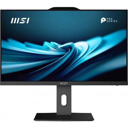 Моноблок MSI Pro AP242P 14M-808XRU 23.8" Full HD i7 14700 (2.1) 32Gb SSD512Gb UHDG 770 noOS GbitEth WiFi BT 120W клавиатура мышь Cam черный 1920x1080