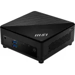 Неттоп MSI Cubi 5 12M-013RU i5 1235U (1.3) 16Gb SSD512Gb Iris Xe Windows 11 Professional 2.5xGbitEth+1xGbitEth WiFi BT 65W черный (9S6-B0A811-298)