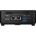 Неттоп MSI Cubi 5 12M-013RU i5 1235U (1.3) 16Gb SSD512Gb Iris Xe Windows 11 Professional 2.5xGbitEth+1xGbitEth WiFi BT 65W черный (9S6-B0A811-298)