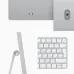 Моноблок Apple iMac A2438 24" 4.5K M1 8 core (3.2) 8Gb SSD256Gb 8 core GPU macOS WiFi BT 143W клавиатура мышь Cam серебристый 4480x2520