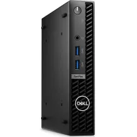 Неттоп Dell Optiplex 7010 Micro i5 13500T (1.6) 8Gb SSD512Gb UHDG 770 Linux Ubuntu GbitEth WiFi BT 90W мышь клавиатура черный (7010-5850)