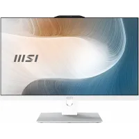 Моноблок MSI Modern AM242P 12M-672RU 23.8" Full HD i5 1235U (1.3) 16Gb SSD512Gb Iris Xe Windows 11 Professional GbitEth WiFi BT 120W клавиатура мышь Cam белый 1920x1080