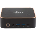 Неттоп IRU Tactio 525 Ryzen 5 6600H (3.3) 16Gb SSD512Gb 660M Windows 11 Pro GbitEth WiFi BT черный (2057781)