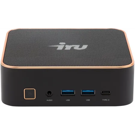 Неттоп IRU Tactio 525 Ryzen 5 6600H (3.3) 16Gb SSD512Gb 660M Windows 11 Pro GbitEth WiFi BT черный (2057781)