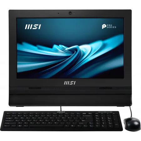 Моноблок MSI Pro AP162T ADL-012XRU 15.6" Full HD Touch N100 (0.8) 4Gb SSD128Gb UHDG CR noOS 2xGbitEth WiFi BT 65W клавиатура мышь Cam черный 1920x1080