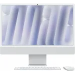 Моноблок Apple iMac A3247 24" 4.5K M4 8 core (4) 16Gb SSD256Gb 8 core GPU macOS WiFi BT 143W клавиатура мышь Cam серебристый 4480x2520