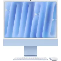 Моноблок Apple iMac A3137 24" 4.5K M4 10 core (4) 16Gb SSD512Gb 10 core GPU macOS WiFi BT 143W клавиатура мышь Cam синий 4480x2520