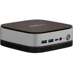 ПК Мини Osio BaseLine B51i-017 i5 1235U (1.3) 16Gb SSD512Gb Iris Xe Windows 11 Pro 64 GbitEth WiFi BT 59.85W коричневый/серебристый