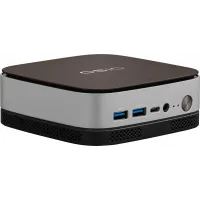 ПК Мини Osio BaseLine B51i-017 i5 1235U (1.3) 16Gb SSD512Gb Iris Xe Windows 11 Pro 64 GbitEth WiFi BT 59.85W коричневый/серебристый