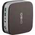 ПК Мини Osio BaseLine B51i-017 i5 1235U (1.3) 16Gb SSD512Gb Iris Xe Windows 11 Pro 64 GbitEth WiFi BT 59.85W коричневый/серебристый