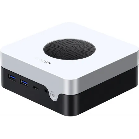 Неттоп Chuwi LarkBox X N150 (0.8) 12Gb SSD512Gb Graphics Windows 11 Pro 2.5xGbitEth+1xGbitEth WiFi BT черный/белый
