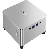 ПК Мини Chuwi AuBox Ryzen 7 8745HS (3.8) 32Gb SSD1Tb 780M Windows 11 Pro 2x2.5GbitEth WiFi BT 120W серебристый/черный