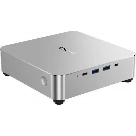 ПК Мини Chuwi AuBox Ryzen 7 8745HS (3.8) 32Gb SSD1Tb 780M Windows 11 Pro 2x2.5GbitEth WiFi BT 120W серебристый/черный