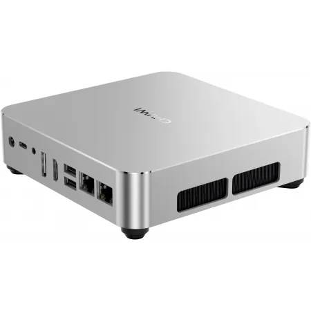 ПК Мини Chuwi AuBox Core i9 13900HK (2.6) 32Gb SSD1Tb Iris Xe Windows 11 Pro 2x2.5GbitEth WiFi BT 120W серебристый/черный