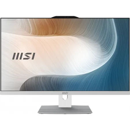 Моноблок MSI Modern AM272P 12M-1245RU 27" Full HD i5 1235U (1.3) 16Gb SSD500Gb Iris Xe Windows 11 Pro GbitEth WiFi BT 120W клавиатура мышь Cam белый 1920x1080