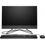 Моноблок HP 200 G4 21.5" Full HD i5 1235U (1.3) 16Gb SSD512Gb Iris Xe DVDRW CR FreeDOS GbitEth WiFi BT 65W клавиатура мышь Cam черный 1920x1080