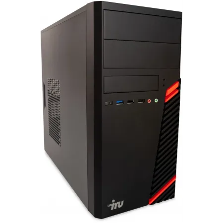ПК IRU Planio 310H6SM MT i5 12400 (2.5) 32Gb SSD512Gb UHDG 730 Windows 11 Pro 64 GbitEth 400W черный (2100036)