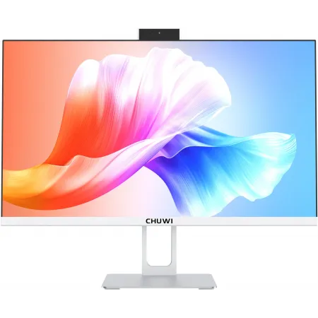 Моноблок Chuwi Unitech 24 23.8" Full HD Ryzen 5 6600H (3.3) 16Gb SSD512Gb 660M Windows 11 Pro GbitEth WiFi BT 48W клавиатура мышь Cam белый 1920x1080