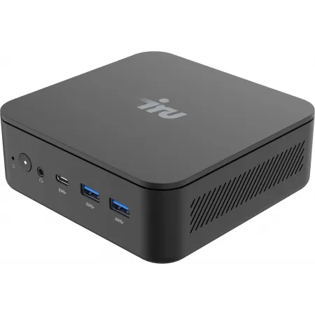 Неттоп IRU Planio 325 Ryzen 5 3500U (2.1) 8Gb SSD256Gb Vega 8 FreeDOS GbitEth WiFi BT 65W черный (2105298)