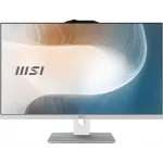 Моноблок MSI Modern AM242P 1M-1020XRU 23.8" Full HD Core 7 150U (1.8) 16Gb SSD512Gb Graphics без ОС GbitEth WiFi BT 120W клавиатура мышь Cam белый 1920x1080
