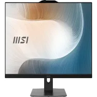 Моноблок MSI Modern AM242P 1M-1027XRU 23.8" Full HD Core 7 150U (1.8) 16Gb SSD512Gb Graphics без ОС GbitEth WiFi BT 120W клавиатура мышь Cam черный 1920x1080