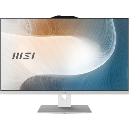 Моноблок MSI Modern AM272P 1M-674RU 27" Full HD Core 5 120U (1.4) 16Gb SSD512Gb Graphics Windows 11 Pro GbitEth WiFi BT 120W клавиатура мышь Cam белый 1920x1080
