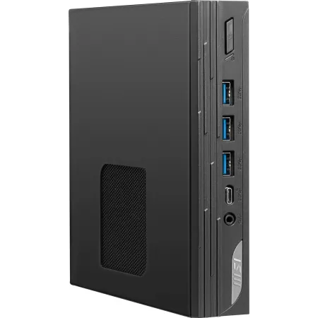 Неттоп MSI Pro DP10 12M-201XRU i3 1215U (1.2) 8Gb SSD512Gb UHDG без ОС 2.5xGbitEth WiFi BT 120W черный (9S6-B0A621-201)