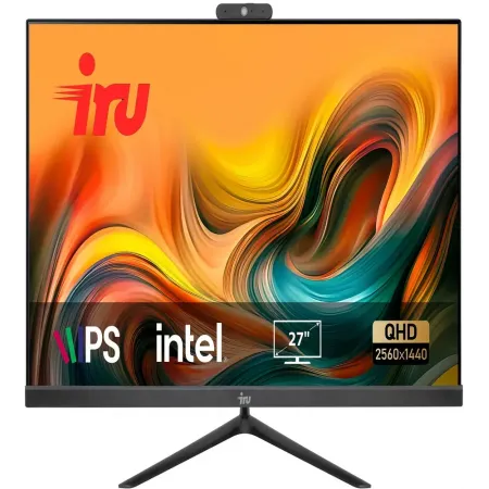 Моноблок IRU Tactio 27IH5P2K 27" QHD i5 11400 (2.6) 32Gb SSD1Tb UHDG 730 FreeDOS GbitEth WiFi BT 120W Cam черный 2560x1440