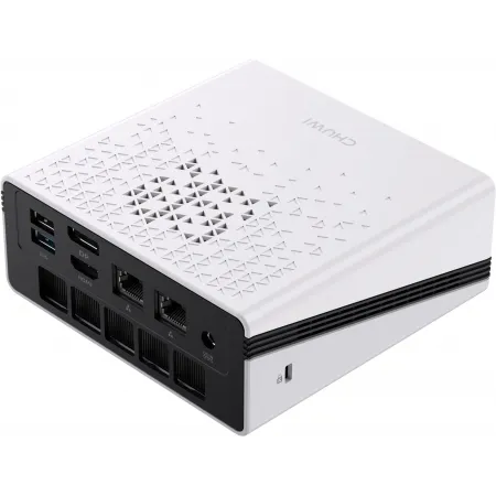 ПК Мини Chuwi UBox Ryzen 5 7430U (4.3) 16Gb SSD512Gb RGr Windows 11 Pro 2x2.5GbitEth WiFi BT 90W белый/черный