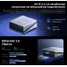 ПК Мини Chuwi UBox Ryzen 5 7430U (4.3) 16Gb SSD512Gb RGr Windows 11 Pro 2x2.5GbitEth WiFi BT 90W белый/черный