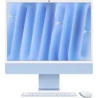 Моноблок Apple iMac A3137 24" 4.5K M4 10 core (4) 16Gb SSD512Gb 10 core GPU macOS WiFi BT 143W клавиатура мышь Cam синий 4480x2520