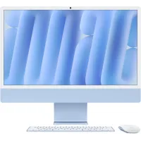 Моноблок Apple iMac A3247 24" 4.5K M4 8 core (4) 16Gb SSD256Gb 8 core GPU macOS WiFi BT 143W клавиатура мышь Cam синий 4480x2520