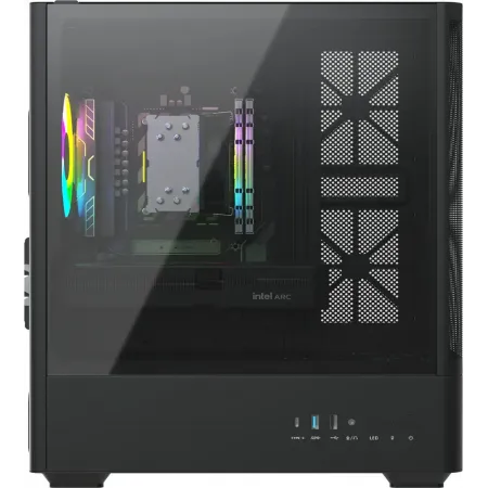 ПК Teclast G03 Ryzen 5 8400F (4.2) 32Gb SSD1Tb Arc B580 12Gb Windows 11 Pro GbitEth WiFi BT 500W черный (G03 8400F32G1TB580BKRU)
