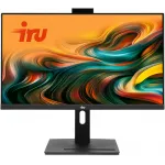 Моноблок IRU 23IM 23.8" Full HD i5 12450H (2) 16Gb SSD512Gb UHDG FreeDOS GbitEth WiFi BT 90W Cam черный 1920x1080